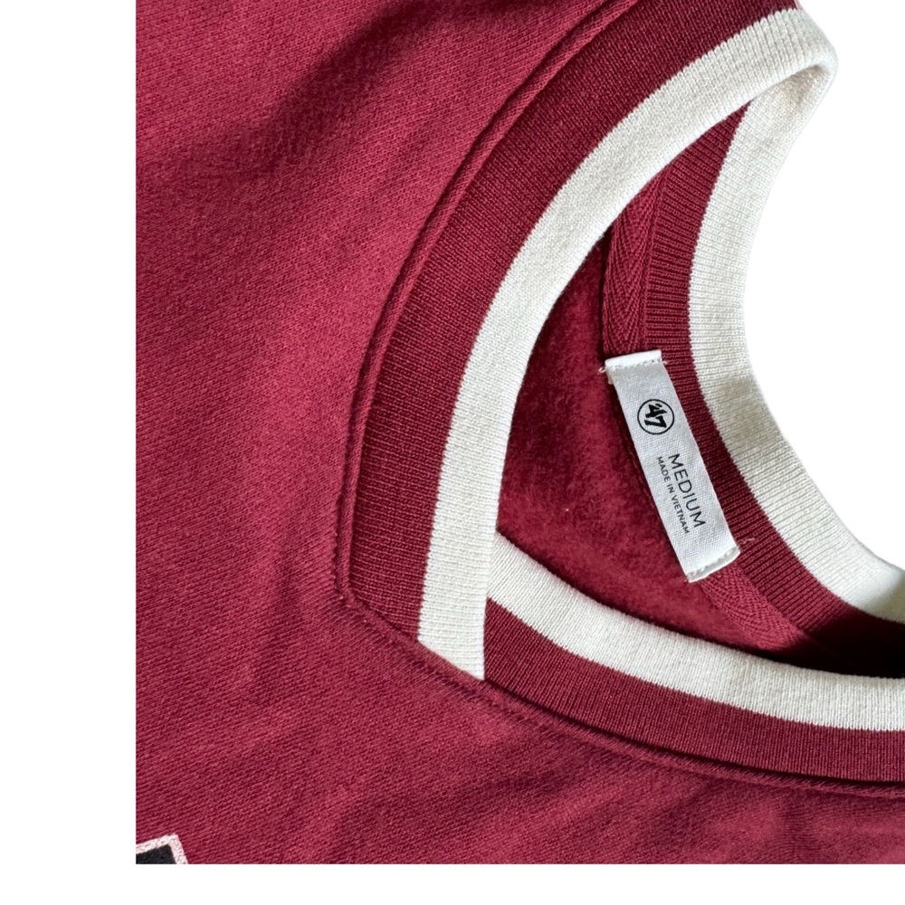 Alabama Football Crimson Crew Neck Ladies Football Sweater - Picture 3 of 4